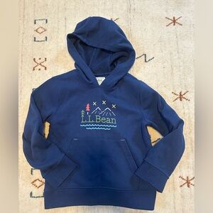 L.L. Bean Kids Blue Hoodie, size 4